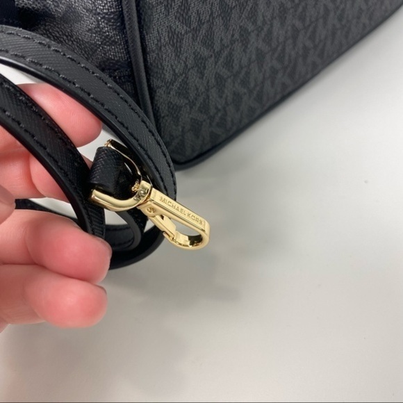 Michael Kors Jet Set Travel Extra-Small Logo Top-Zip Tote Satchel Crossbody Bag